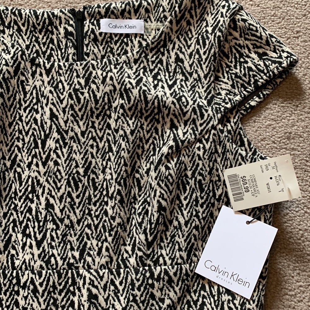 Brand new Calvin Klein tweed sheath dress size 10 with tags - Picture 4 of 6
